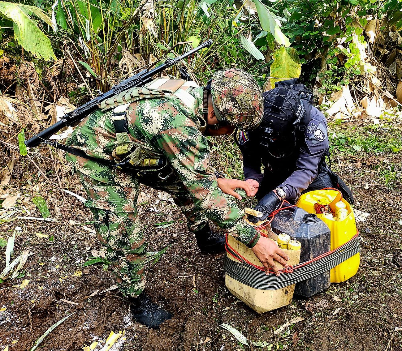 En Nariño, desactivan 250 minas antipersonales